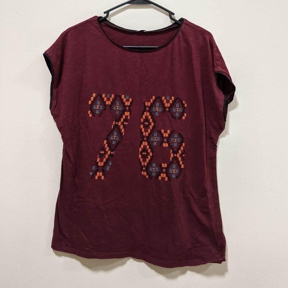 Pimkie Women's Embroidered Short Sleeve Tee Size 2X